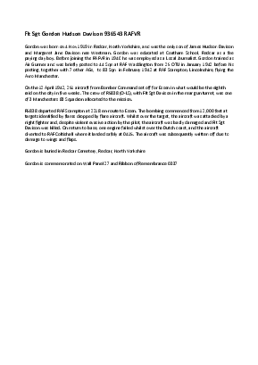 A preview of a PDF biography for Davison, Gordon Hudson